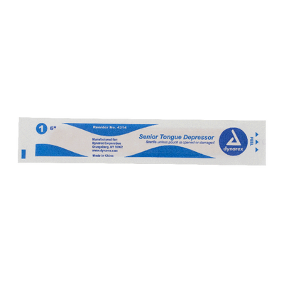 Dynarex Sterile Tongue Depressors — Box of 100