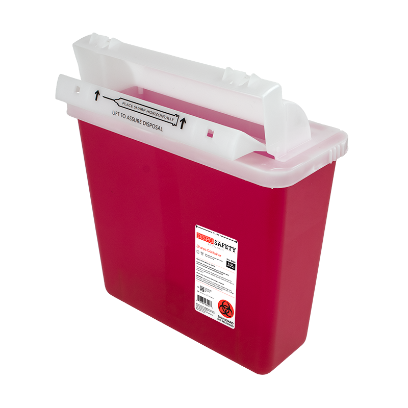 Dispo Safety Sharps Containers - 5-Quart