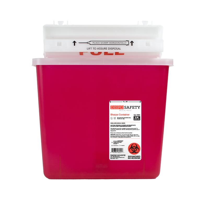 Dispo Safety Sharps Containers - 5-Quart