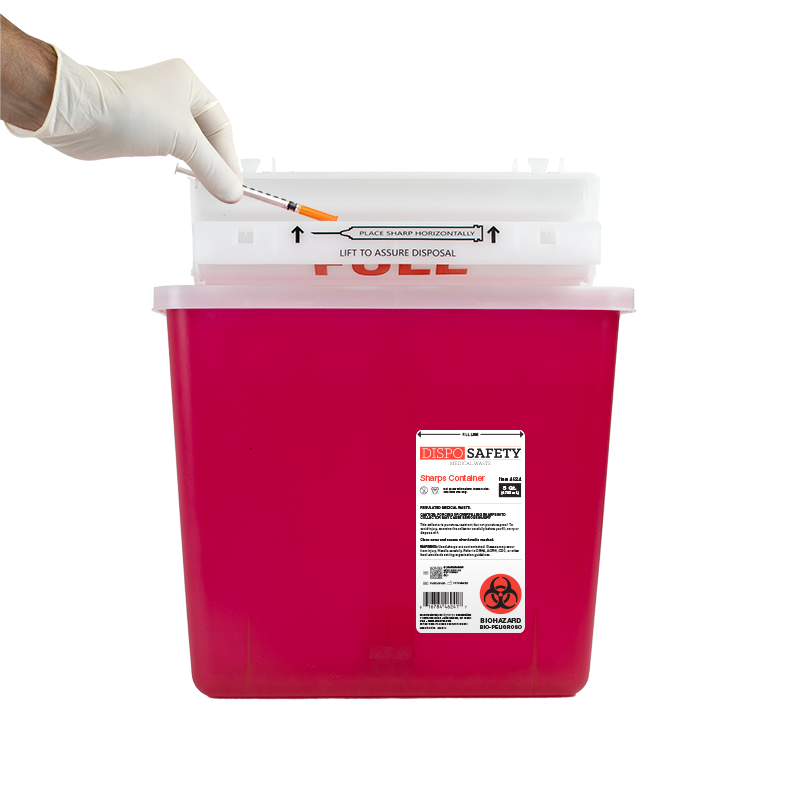 Dispo Safety Sharps Containers - 5-Quart