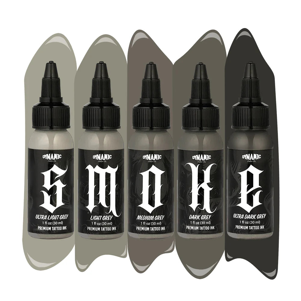 Dynamic Smoke Opaque Greys Set - 1oz Set