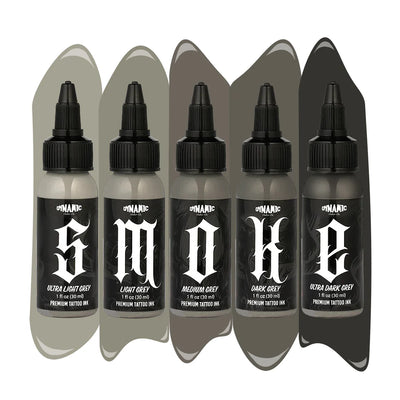 Dynamic Smoke Opaque Greys Set - 1oz Set