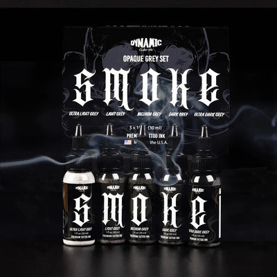 Dynamic Smoke Opaque Greys Set - 1oz Set