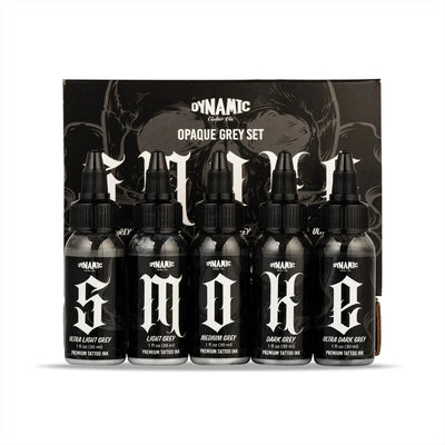 Dynamic Smoke Opaque Greys Set - 1oz Set