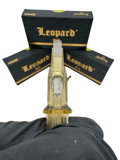 Leopard Gold Cartridges - 0.30MM - Curved Magnum Shaders #10 Long Taper