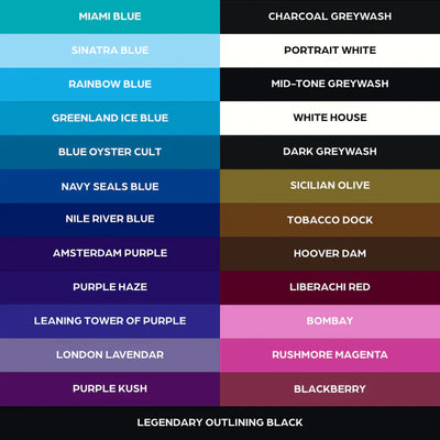 WORLD FAMOUS — 50 COLOR SET — 1OZ